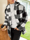 Joior Elegant Warm Fleece Jacket, Men's Casual Medium Stretch Jacket Coat For Fall Winter