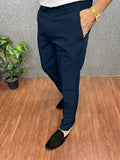 Joior Men's Chic Elegant Slacks, Solid Color Skinny Dress Pants For Business Banquet