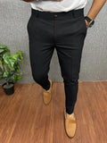 Joior Men's Elegant Slacks, Semi-formal Dress Pants For Business Banquet