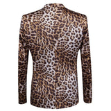 Joior Hot Sale Leopard Print Men Suit Blazer Set With Pants Safari Suits For Men Performance DJ Jacket Luxury Singer Star Coat