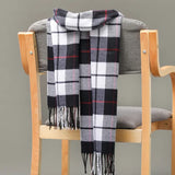 Joior 185*35cm Outdoor Plaid Winter Scarf Women Men Unisex Shalw Warm Wrap Muffler Muffler Fashion Cashmere Hijab Pashmina Tassels