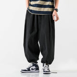 Joior New Design Drawstring Harem Pants Men’s Baggy Jogging Pants Japanese Men Crotch Wide Leg Pants Male Casual Loose Trousers