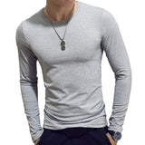 Joior 1pc Fashion Hot Sale Classic Long Sleeve T-Shirt For Men Fitness T Shirts Slim Fit Shirts Designer Solid Tees Tops