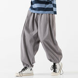 Joior New Design Drawstring Harem Pants Men’s Baggy Jogging Pants Japanese Men Crotch Wide Leg Pants Male Casual Loose Trousers