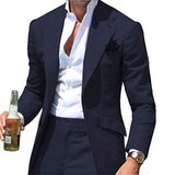 Joior 2024 Business Casual Mens Suits One Button Groom Prom Party Tuxedos Custom  Blazer Jacket Pants 2 Pieces Wedding Costume Homme