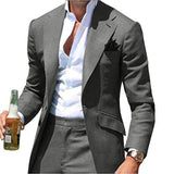 Joior 2024 Business Casual Mens Suits One Button Groom Prom Party Tuxedos Custom  Blazer Jacket Pants 2 Pieces Wedding Costume Homme