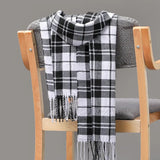 Joior 185*35cm Outdoor Plaid Winter Scarf Women Men Unisex Shalw Warm Wrap Muffler Muffler Fashion Cashmere Hijab Pashmina Tassels