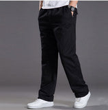 Joior Mens Casual Cargo Cotton Pants Men Pocket Loose Straight Pants Elastic Work Trousers Brand Fit Joggers Male Super Large Size 6XL