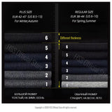 Joior High Quality Casual Men's Business Socks Summer Winter Cotton Socks Quick Drying Black White Long Sock Plus Size US7-14