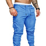 Joior New Men's Casual Jogging Pants Solid Color Pocket Pants Sports Pants Men's Trousers Street Hip Halen Jogging Pants