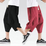 Joior Streetwear Cross Pants Men’s Harajuku Casual Harem Pants Male Baggy High Quality Jogger Sweatpants Woman Large Size Summer 5XL