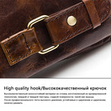 Joior Genuine Leather Waist Packs Men Waist Bags Fanny Pack Belt Bag Phone Bags Travel Waist Pack Male Small Waist Bag Leather