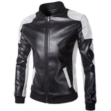 Joior High-end brand men zipper leather jacket Wolverine casual PU leather locomotive coat Logan bomber jacket slim coat size 5XL