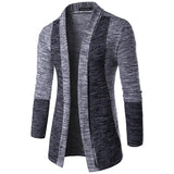 Joior Autumn Men's Sweaters Coat British Retro Stitching Cardigan Men Sweater Jacket Slim Fashion Casual Coat