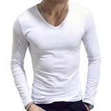 Joior 1pc Fashion Hot Sale Classic Long Sleeve T-Shirt For Men Fitness T Shirts Slim Fit Shirts Designer Solid Tees Tops