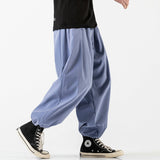 Joior New Design Drawstring Harem Pants Men’s Baggy Jogging Pants Japanese Men Crotch Wide Leg Pants Male Casual Loose Trousers