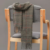 Joior 185*35cm Outdoor Plaid Winter Scarf Women Men Unisex Shalw Warm Wrap Muffler Muffler Fashion Cashmere Hijab Pashmina Tassels