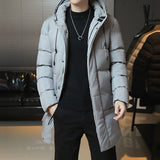 Joior WELL DRESSED MEN New Winter Fashion Youth Middle And Long Clothes Men'S Korean Version Popular Bread Down Cotton Thickened Warm Coat Boy