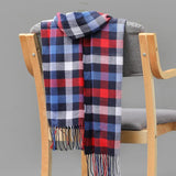 Joior 185*35cm Outdoor Plaid Winter Scarf Women Men Unisex Shalw Warm Wrap Muffler Muffler Fashion Cashmere Hijab Pashmina Tassels