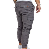 Joior New Men's Casual Jogging Pants Solid Color Pocket Pants Sports Pants Men's Trousers Street Hip Halen Jogging Pants