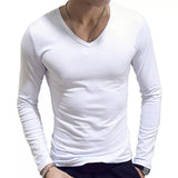 Joior 1pc Fashion Hot Sale Classic Long Sleeve T-Shirt For Men Fitness T Shirts Slim Fit Shirts Designer Solid Tees Tops