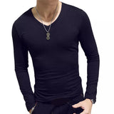 Joior 1pc Fashion Hot Sale Classic Long Sleeve T-Shirt For Men Fitness T Shirts Slim Fit Shirts Designer Solid Tees Tops