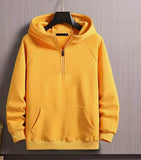 Fleece-lined Thick Loose Hooded Zipper Coat Men's and Women's Simple Trendy Couple Bottoming Shirt