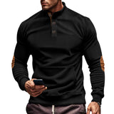 Autumn and Winter Men's Corduroy Casual Stand Collar Long Sleeve Pocket Sweater Men