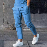 Spring and Summer Sports Casual Pants High Street Pants Slim Pants Men's Casual Pants Men