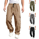 guy outfits New Summer Youth Casual Pants Men's Loose Straight Casual Trousers Men