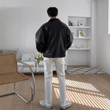 Joior suit Pu Leather Jacket Men's Autumn New Trendy Korean Style Leather Casual Baseball Uniform Motorcycle Jacket