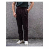 classy outfits men New Autumn and Winter American Retro Men's Corduroy Casual Pants Thick High Waist Cotton Straight