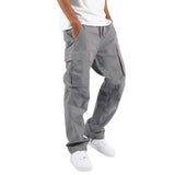 Spring Japanese Style Workwear Thin Men's Casual Pants Fashionable Urban Multi-Pocket Casual Sports Pants