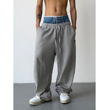 Joior - TWO PIECE JEAN LOUNGE PANTS - chill guy 90s fashion mens fashion