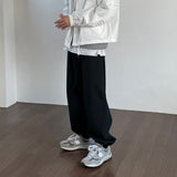 sweatpants outfit men Sweatpants Men's Spring Korean-Style Loose Trendy All-Match Cotton Wide-Leg Casual Pants Ankle-Tied Sports Pants