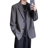 suit Korean Style Light Mature Casual Suit Men's Spring and Autumn Boys Loose Suit Jacket Jacket