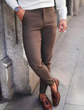 business casual men Spring and Summer Casual Pants Autumn New Men's Outdoor Slim Stretch Pants Straight Sports Pants