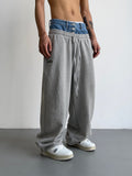 Joior - TWO PIECE JEAN LOUNGE PANTS - chill guy 90s fashion mens fashion