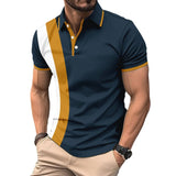 Casual Spring and Summer Pullover 3D Digital Printing Button Short Sleeve Polo Shirt Men's Clothing Manufacturer