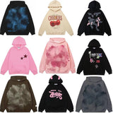 Joior mens hoodies Autumn Hip Hop Street Graffiti Hoodie Men's and Women's Retro Casual Sports Couple Sweater