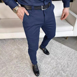 masc outfits Spring and Autumn New Suit Pants Men's Light Business Pants Youth Straight Loose Men's Solid Color Suit Pants