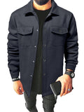 Autumn and Winter Men's Youth Casual Men's Shirt Brushed