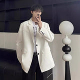 suit Korean Style High-Grade Suit Jacket Boys Spring and Autumn Maillard Wear Suit Zhongshan Suit