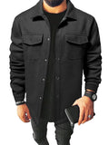 Autumn and Winter Men's Youth Casual Men's Shirt Brushed