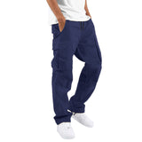 Spring Japanese Style Workwear Thin Men's Casual Pants Fashionable Urban Multi-Pocket Casual Sports Pants