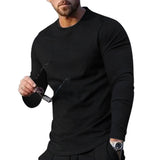 Men's Suit Spring and Autumn Loose round Neck Long Sleeve T Pants Two-Piece Casual Men's Sportswear