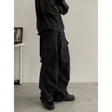 Joior skater boy outfits American Retro Loose Overalls Men's Spring and Autumn 2024 New Japanese Casual Vibe Style Straight Long Pants