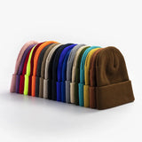 Korean Wool Acrylic Knitted Caps Women Men Skullcap Autumn Winter Elastic Skullies Beanies Cap