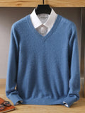 Joior 2024 NEW Men's Cashmere Sweater V-Neck Pullovers Knit Large Size Winter New Tops Long Sleeve High-End Jumpers