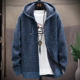 Joior Autumn and Winter New Men's Fashion Hooded Sweater Men's Casual Plus Fleece Thickened Warm High-Quality Large Size Sweater